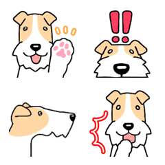 Dog Emoji Wire Fox Terrier