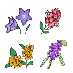 Flowers Emoji blooming in September