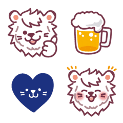 White Lion Emoji!