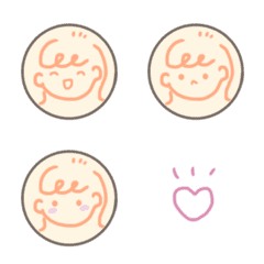 GIRL, Simple emoji, kawaii