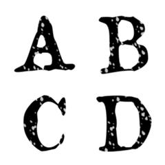 Emoji of alphanumeric (Typewriter style)