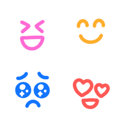 Colorful face Animated Emoji