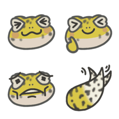 Leopard Gecko Emoji High Yellow