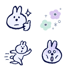 gray rabbit Emoji