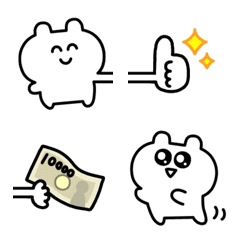 Connectable Emoji of Otaku bear