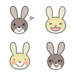 yellow and brown rabbits