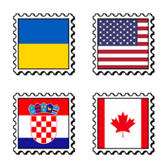 Stamp flag Dookdik