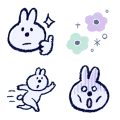 gray rabbit Emoji. Update