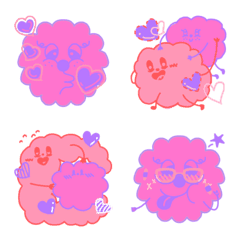 Pink Cloudy Monster