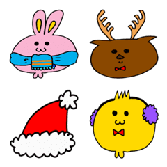 Fluffy stars and Winter Emoji