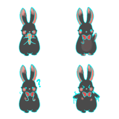 CUTE black rabbit