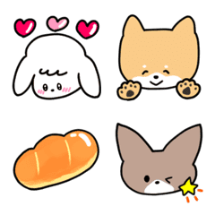 Emoji of poodle. Modified version