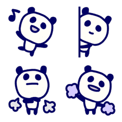 Happy panda emoji animation