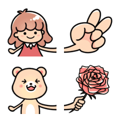 Emoji of connecting hands