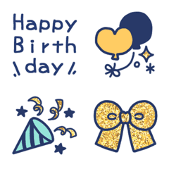 .*+Birthday! *.+ cool navy color!
