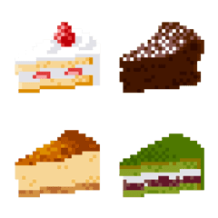 pixel art Cake Emoji
