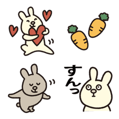 Emoji of full power rabbit