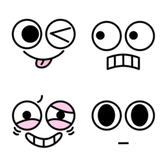 Simple and subtle face emoji