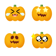 Hi pumpkin emoji