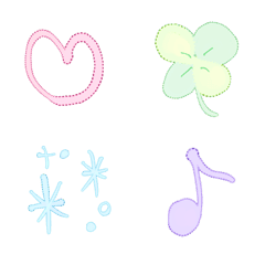 Simple healing emoji – LINE Emoji | LINE STORE