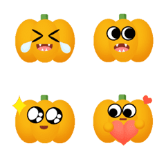 Hi pumpkin Animation Emoji