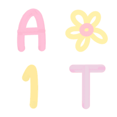 Emoji alphabet & number by toppingworks