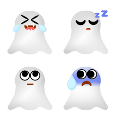 QxQ Hi ghost Animation Emoji