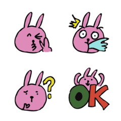 USEFUL STICKERS OF A RABBIT