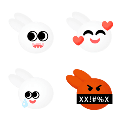Hi White Rabbit emoji