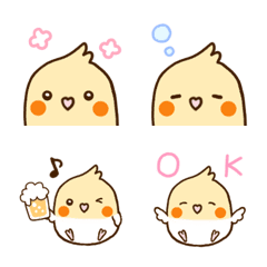 Remotan Emoji of Cockatiels