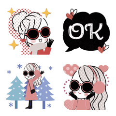 Moving Girly Oshakawa Emoji Winter