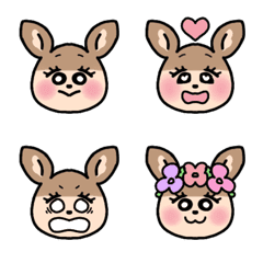 cute deer emoji