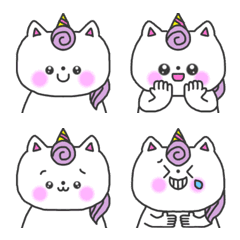 A cute unicorn emoji.