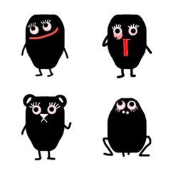 Black bean Emoji AAA