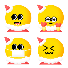 QxQ Smiling Face Xmas emoji