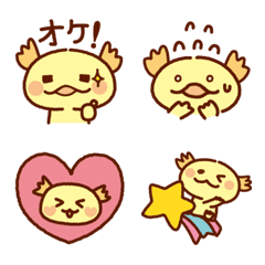 Easy-to-use axolotl emoji