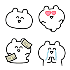 Moving Emoji of Otaku bear