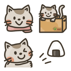 winter cat emoji really cute