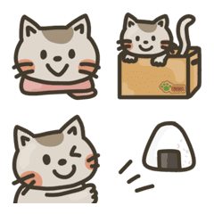 winter cat emoji really cute