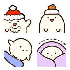 Winter Emoji mochi
