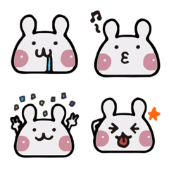 Relaxing Rabbit Emoji
