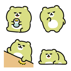 Emoji Beruang Santai
