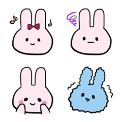 A cute rabbit emoji 39