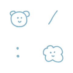 blue kigo – LINE Emoji | LINE STORE