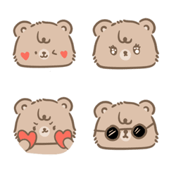 Happy bear bear emoji