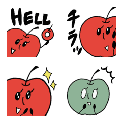 Emoji of the apple which is a young lady