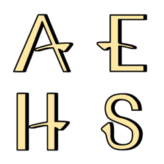English Alphabet Japanese style