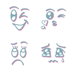 B emoji pastel