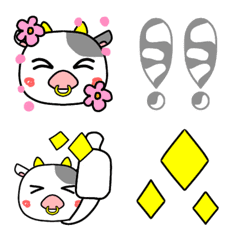 kawaii ushi Emoji 2