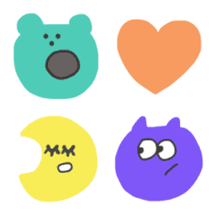 colorful emoji animal